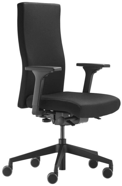 Trendoffice by Dauphin Bürostuhl to-strike comfort pro, SK9248 SY2 Stoff schwarz, Gestell schwarz