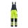 MASCOT® unisex Warnschutz-Latzhose Newcastle gelb, schwarzblau Größe 110