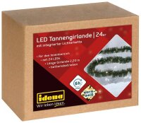 Idena Tannengirlande 24er LED Lichterkette grün 2,2 m, 1 St.