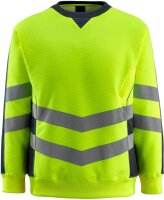 MASCOT® unisex Warnschutz-Langarmshirt Wigton  gelb,...