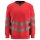 MASCOT® unisex Warnschutz-Langarmshirt Wigton  rot, dunkelanthrazit Größe L, 1 St.