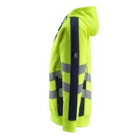 MASCOT® unisex Warnschutz-Langarmshirt Corby gelb, schwarzblau Größe M, 1 St.