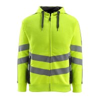 MASCOT® unisex Warnschutz-Langarmshirt Corby gelb,...