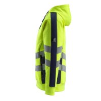 MASCOT® unisex Warnschutz-Langarmshirt Corby gelb, schwarz Größe 2XL, 1 St.