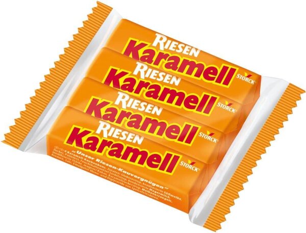 RIESEN® KARAMELL RIESEN Kaubonbons 4x 32,0 g, 4 St.