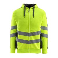 MASCOT® unisex Warnschutz-Langarmshirt Corby gelb,...