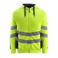 MASCOT® unisex Warnschutz-Langarmshirt Corby gelb,...