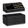 relaxdays Make-Up-Organizer schwarz/gold, 1 St.