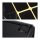 relaxdays Make-Up-Organizer schwarz/gold, 1 St.