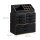 relaxdays Make-Up-Organizer schwarz/gold, 1 St.