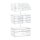 relaxdays Make-Up-Organizer transparent, 1 St.