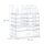 relaxdays Make-Up-Organizer transparent, 1 St.