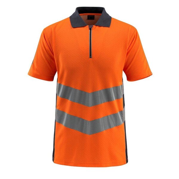 MASCOT® unisex Warnschutz Shirt Murton orange, schwarzblau Größe 2XL, 1 St.