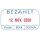 COLOP Datumstempel mit Text "Bezahlt" Green Line Printer 260/L selbstfärbend bla