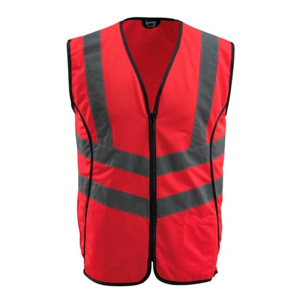 MASCOT® unisex Warnweste Wingate  rot Größe XL