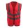 MASCOT® unisex Warnweste Wingate  rot Größe XL