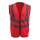 MASCOT® unisex Warnweste Wingate  rot Größe XL