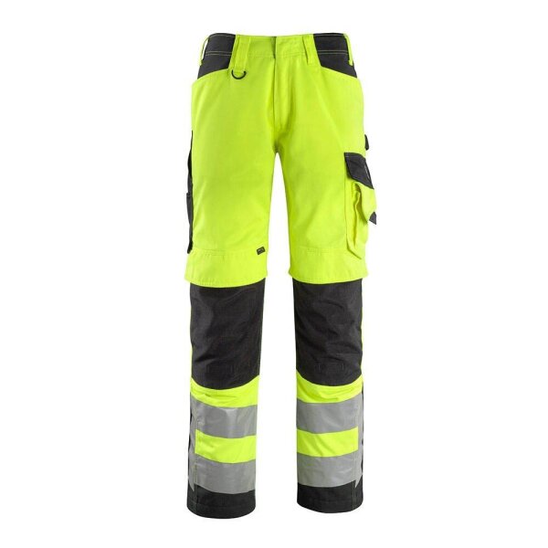MASCOT® unisex Warnschutzhose Kendal  gelb, schwarz Größe 24