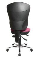 Topstar Bürostuhl Steel Point 80, 8189 BB1 Stoff rosa, Gestell chrom