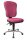 Topstar Bürostuhl Steel Point 80, 8189 BB1 Stoff rosa, Gestell chrom