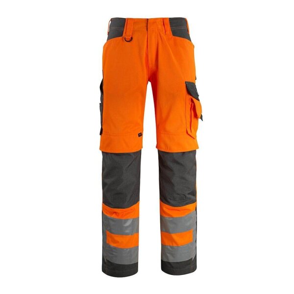 MASCOT® unisex Warnschutzhose Kendal  orange, dunkelanthrazit Größe 56