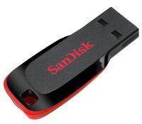 SanDisk USB-Stick Cruzer Blade schwarz, rot 32 GB, 1 St.