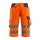 MASCOT® unisex Warnschutzhose kurz Luton  orange, schwarzblau Größe 68