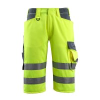 MASCOT® unisex Warnschutzhose kurz Luton  gelb,...