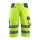 MASCOT® unisex Warnschutzhose kurz Luton  gelb, schwarzblau Größe 58