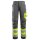 MASCOT® unisex Warnschutzhose Leeds dunkelanthrazit, gelb Größe 23