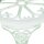 relaxdays Gartenbank 10036089_0 weiß/grün Metall 98,0 cm