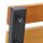 relaxdays Gartenbank 10036067_0 braun Holz 122,0 cm