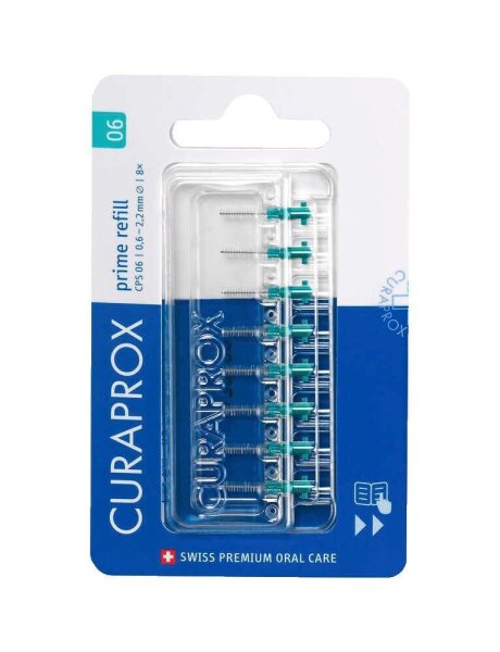 CURAPROX Interdentalbürsten-Aufsätze CPS 06 Prime, 8 St.