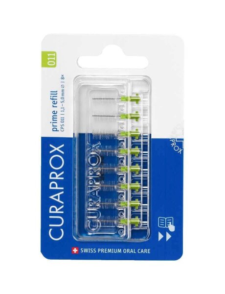CURAPROX Interdentalbürsten-Aufsätze CPS 011 Prime, 8 St.