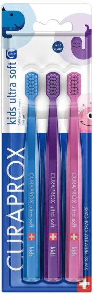 CURAPROX Zahnbürsten kids ultra soft, 3 St.