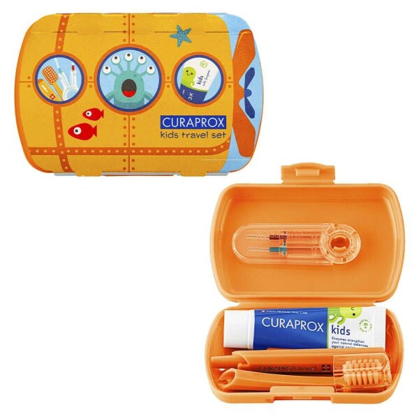 CURAPROX Zahnbürste KIDS Travel-Set, 1 Set