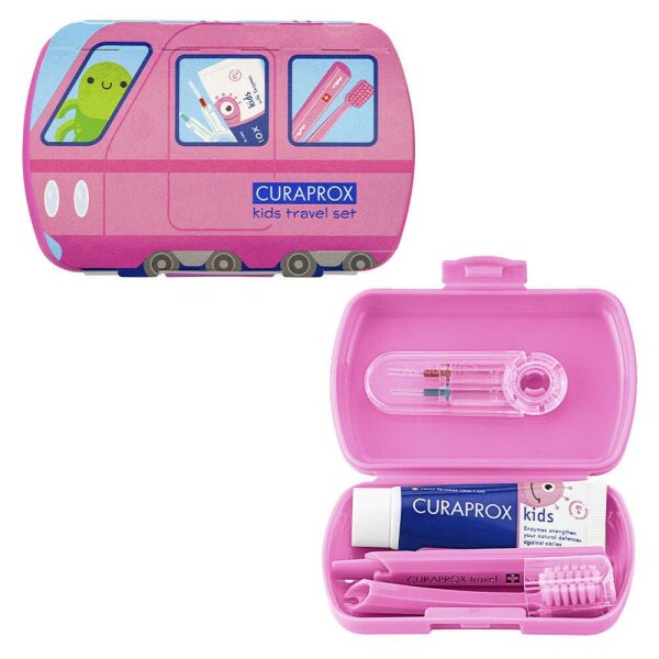 CURAPROX Zahnbürste KIDS Travel-Set, 1 Set
