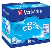 verbatim CD-R 700 MB, 10 St.