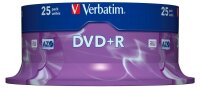 verbatim DVD+R 4,7 GB, 25 St.
