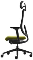 sedus Bürostuhl se:do pro light 2, AP-896/014 Stoff grün, Gestell schwarz