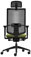 sedus Bürostuhl se:do pro light 2, AP-896/014 Stoff grün, Gestell schwarz