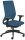 sedus Bürostuhl se:quaterback 2, QB-105/204 Stoff blau, Gestell schwarz