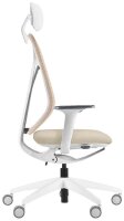 sedus Bürostuhl se:kit Membran, SN-821/109 Stoff beige, Gestell grau