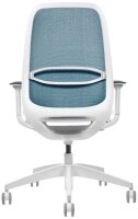 sedus Bürostuhl se:air, AI-821/008 Stoff blau, Gestell weiß