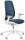 sedus Bürostuhl se:air, AI-821/008 Stoff blau, Gestell weiß
