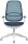 sedus Bürostuhl se:air, AI-821/008 Stoff blau, Gestell weiß