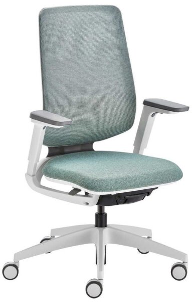 sedus Bürostuhl se:flex membran, EF-122/101 Stoff grün, Gestell grau