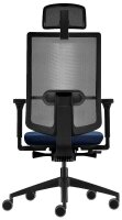 sedus Bürostuhl se:do pro light 2, AP-896/012 Stoff blau, Gestell schwarz
