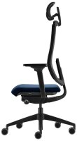 sedus Bürostuhl se:do pro light 2, AP-896/012 Stoff blau, Gestell schwarz