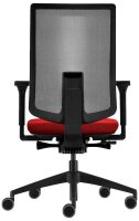 sedus Bürostuhl se:do pro light 2, AP-896/015 Stoff rot, Gestell schwarz